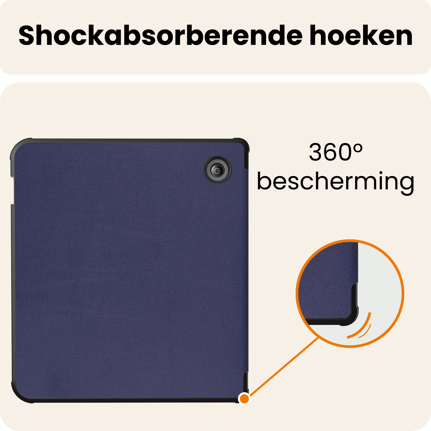 Nomfy Nomfy Kobo Sage Hoesje - Donkerblauw