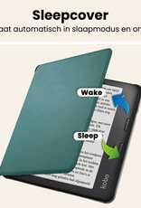 Nomfy Nomfy Kobo Sage Hoesje - Donkergroen