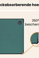 Nomfy Nomfy Kobo Sage Hoesje Met Screenprotector - Donkergroen
