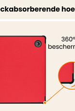 Nomfy Nomfy Kobo Sage Hoesje Met Screenprotector - Rood