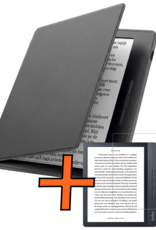 Nomfy Nomfy Kobo Libra H2O Hoesje Met Screenprotector - Grijs