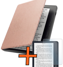 Nomfy Nomfy Kobo Sage Hoesje Met Screenprotector - Rose Goud