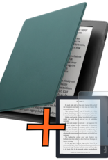 Nomfy Nomfy Kobo Sage Hoesje Met Screenprotector - Donkergroen