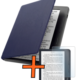 Nomfy Nomfy Kobo Sage Hoesje Met Screenprotector - Donkerblauw