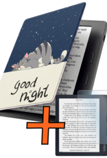 Nomfy Nomfy Kobo Libra 2 Hoesje Met Screenprotector - Kat