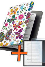 Nomfy Nomfy Kobo Elipsa 2E Hoesje Met Screenprotector - Vlinders