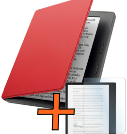 Nomfy Nomfy Kobo Elipsa 2E Hoesje Met Screenprotector - Rood