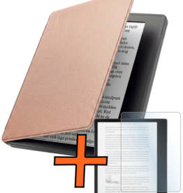 Nomfy Nomfy Kobo Elipsa 2E Hoesje Met Screenprotector - Rose Goud