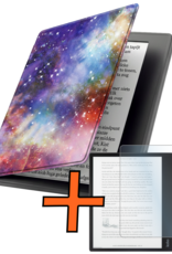 Nomfy Nomfy Kobo Elipsa 2E Hoesje Met Screenprotector - Galaxy