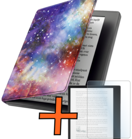 Nomfy Nomfy Kobo Elipsa 2E Hoesje Met Screenprotector - Galaxy