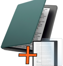 Nomfy Nomfy Kobo Elipsa 2E Hoesje Met Screenprotector - Donkergroen
