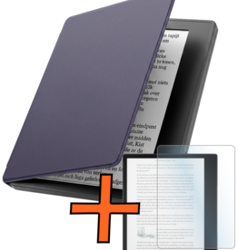 Nomfy Nomfy Kobo Elipsa 2E Hoesje Met Screenprotector - Donkerblauw