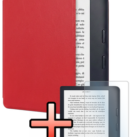 NoXx NoXx Kobo Sage Hoesje Met Screenprotector - Rood
