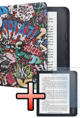 NoXx NoXx Kobo Sage Hoesje Met Screenprotector - Graffity