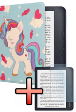 NoXx NoXx Kobo Sage Hoesje Met Screenprotector - Eenhoorn
