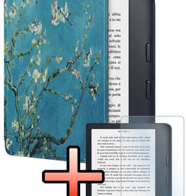 NoXx NoXx Kobo Sage Hoesje Met Screenprotector - Bloesem