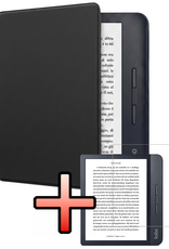NoXx NoXx Kobo Libra H2O Hoesje Met Screenprotector - Zwart