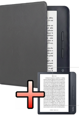NoXx NoXx Kobo Libra H2O Hoesje Met Screenprotector - Grijs