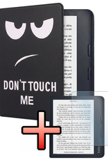 NoXx NoXx Kobo Libra 2 Hoesje Met Screenprotector - Don't Touch Me