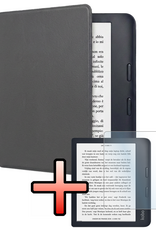 NoXx NoXx Kobo Libra 2 Hoesje Met Screenprotector - Grijs