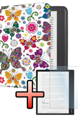 NoXx NoXx Kobo Elipsa 2E Hoesje Met Screenprotector - Vlinders