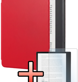 NoXx NoXx Kobo Elipsa 2E Hoesje Met Screenprotector - Rood