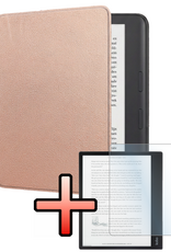 NoXx NoXx Kobo Elipsa 2E Hoesje Met Screenprotector - Rose Goud