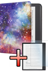 NoXx NoXx Kobo Elipsa 2E Hoesje Met Screenprotector - Galaxy