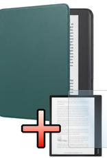 NoXx NoXx Kobo Elipsa 2E Hoesje Met Screenprotector - Donkergroen