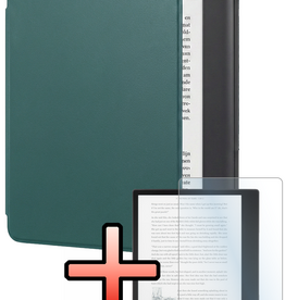 NoXx NoXx Kobo Elipsa 2E Hoesje Met Screenprotector - Donkergroen
