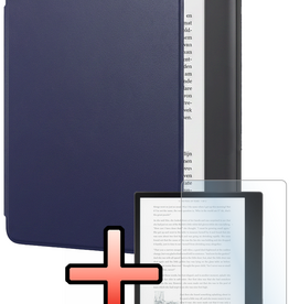 NoXx NoXx Kobo Elipsa 2E Hoesje Met Screenprotector - Donkerblauw