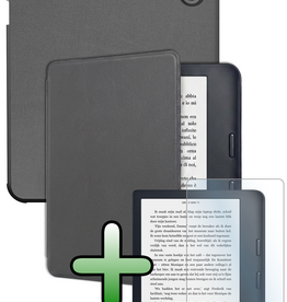 BASEY. BASEY. Kobo Sage Hoesje Met Screenprotector - Grijs