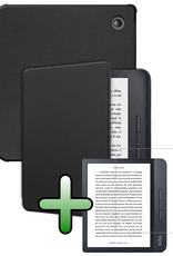 BASEY. BASEY. Kobo Libra H2O Hoesje Met Screenprotector - Zwart