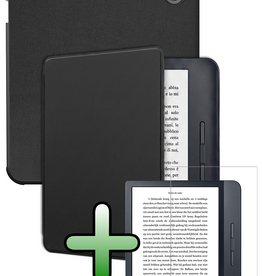 BASEY. BASEY. Kobo Libra H2O Hoesje Met Screenprotector - Zwart