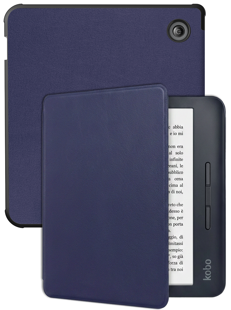 BASEY. BASEY. Kobo Libra H20 Hoesje - Donkerblauw