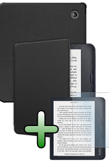 BASEY. BASEY. Kobo Libra 2 Hoesje Met Screenprotector - Zwart