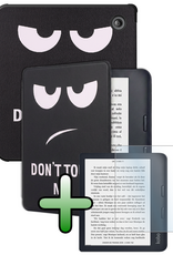 BASEY. BASEY. Kobo Libra 2 Hoesje Met Screenprotector - Don't Touch Me