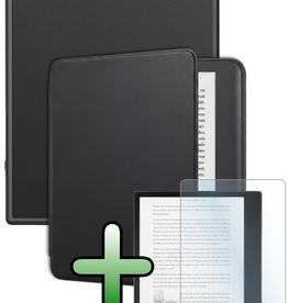 BASEY. BASEY. Kobo Elipsa 2E Hoesje Met Screenprotector - Zwart