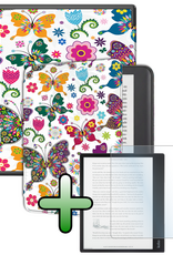 BASEY. BASEY. Kobo Elipsa 2E Hoesje Met Screenprotector - Vlinders