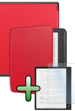 BASEY. BASEY. Kobo Elipsa 2E Hoesje Met Screenprotector - Rood