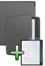 BASEY. BASEY. Kobo Elipsa 2E Hoesje Met Screenprotector - Grijs