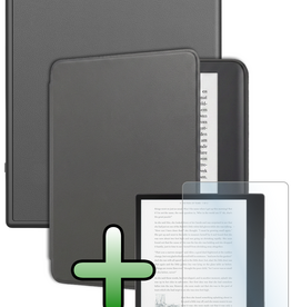 BASEY. BASEY. Kobo Elipsa 2E Hoesje Met Screenprotector - Grijs