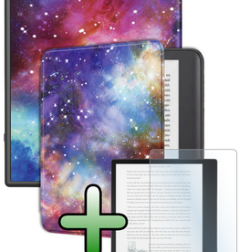 BASEY. BASEY. Kobo Elipsa 2E Hoesje Met Screenprotector - Galaxy