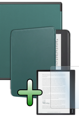 BASEY. BASEY. Kobo Elipsa 2E Hoesje Met Screenprotector - Donkergroen