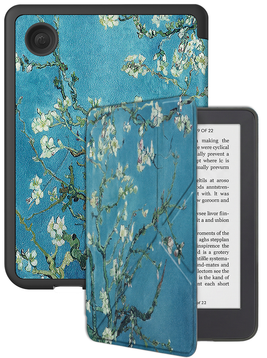 BASEY. BASEY. Kobo Clara 2E Hoesje Trifold - Bloesem