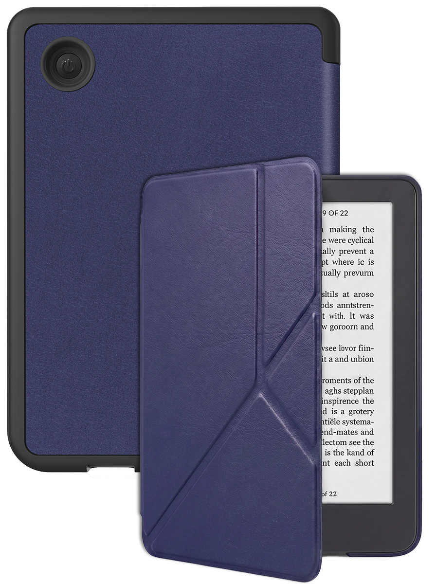 BASEY. BASEY. Kobo Clara 2E Hoesje Trifold - Donkerblauw