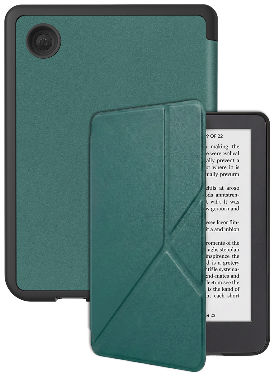 BASEY. BASEY. Kobo Clara 2E Hoesje Trifold - Donkergroen