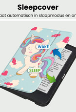 BASEY. BASEY. Kobo Clara 2E Hoesje Trifold - Eenhoorn