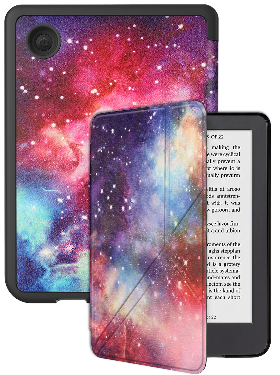 BASEY. BASEY. Kobo Clara 2E Hoesje Trifold - Galaxy
