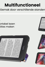 BASEY. BASEY. Kobo Clara 2E Hoesje Trifold - Galaxy